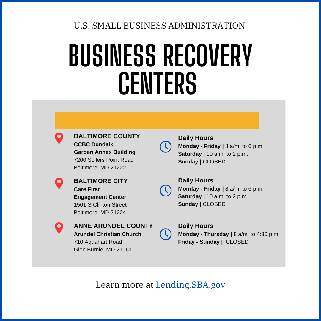 Business Recovery Centers Hours