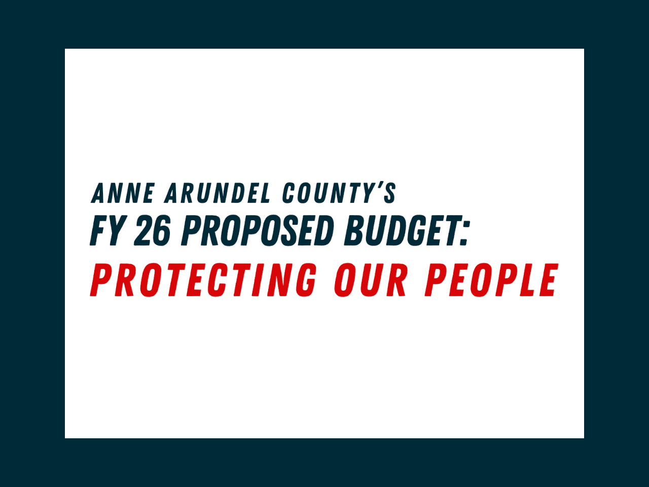 FY26 Budget Logo