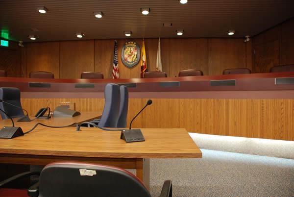 View of the Council Chambers 