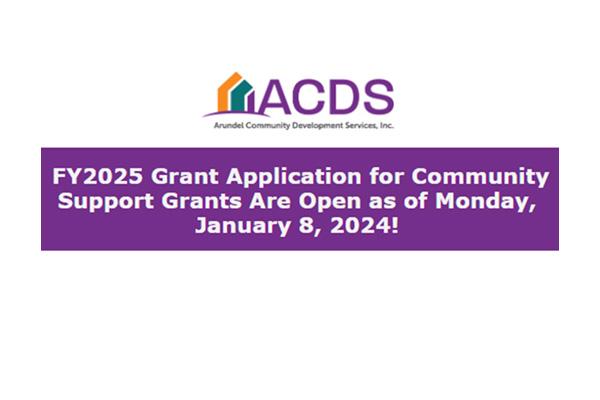 FY25 ACDS Grant Application Due