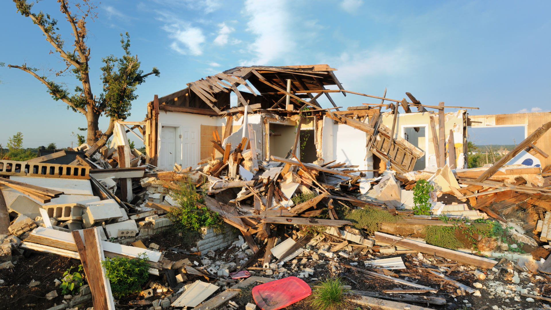 Destroyed House