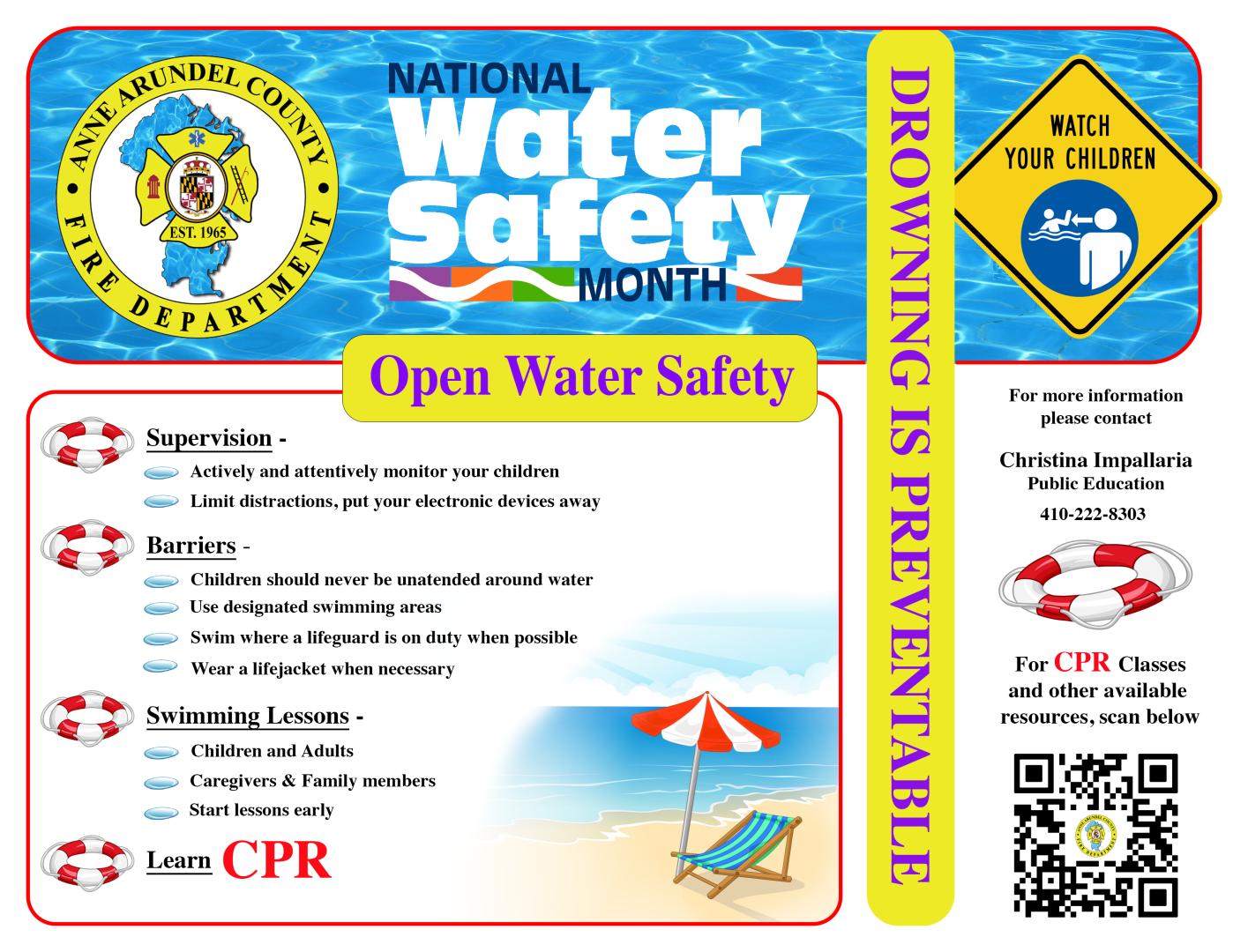Water Safety Month Open Water