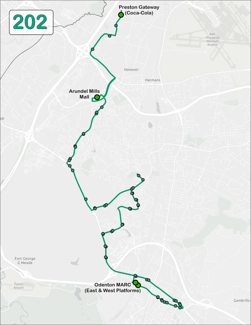 202 Route - August 2024