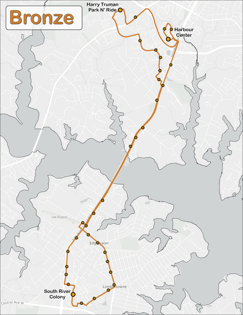 Bronze Route - August 2024