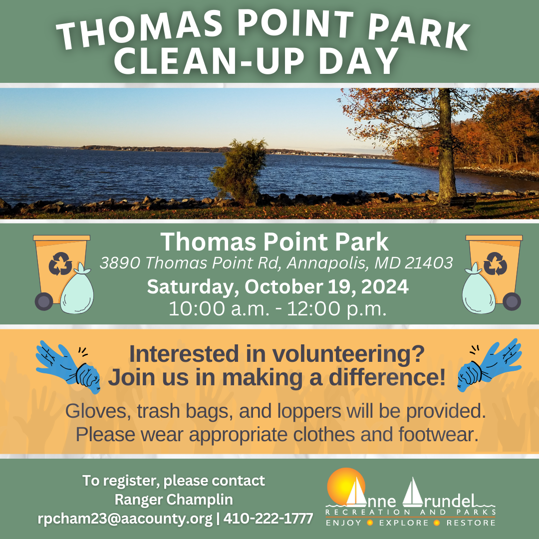 Thomas Point Park Clean-Up Day