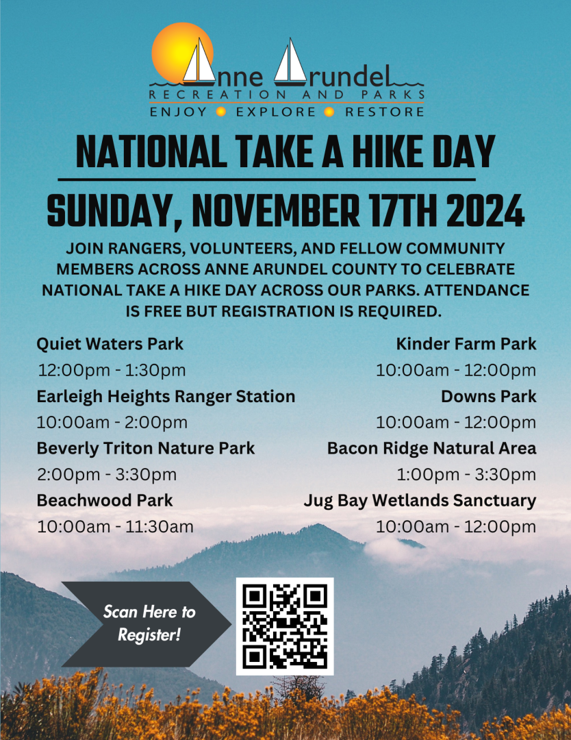 National Take a Hike Day November 17, 2024