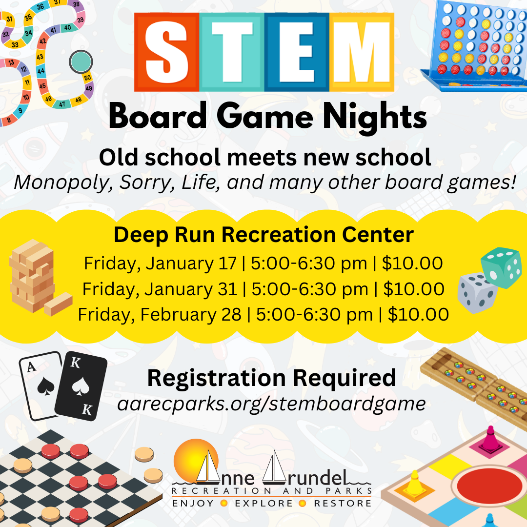 Board Games Nights January and February 2025