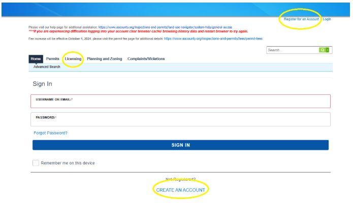 LUN Applying for a License 1