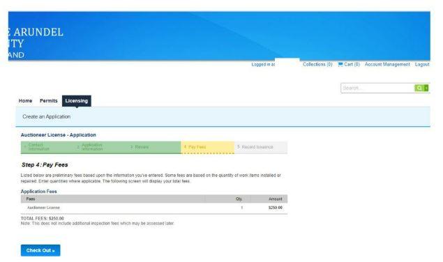 LUN Applying for a license 11