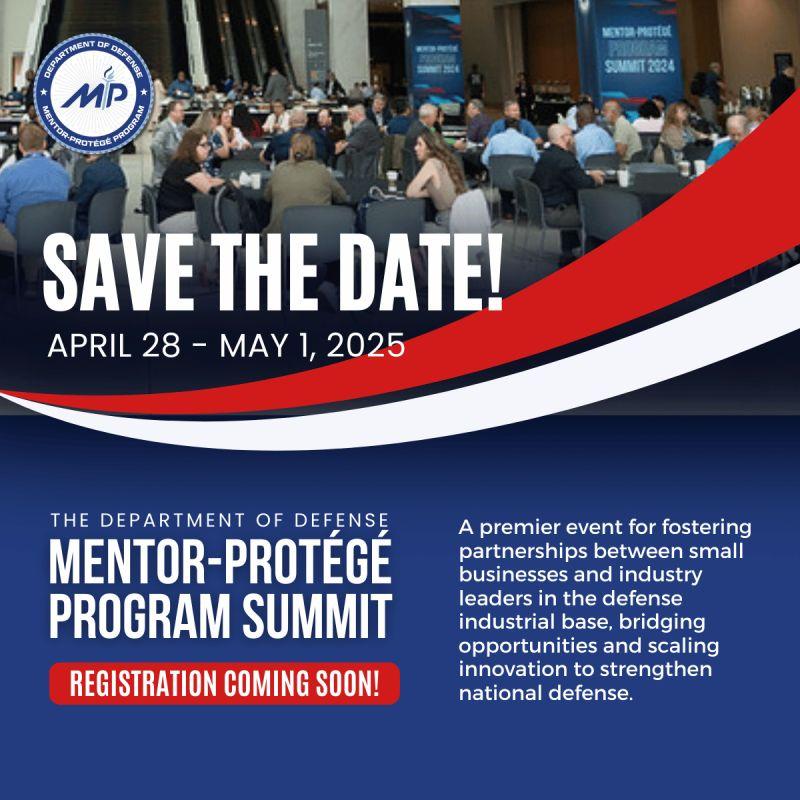 Mentor-Protégé Program Summit - DOD Event Infographic