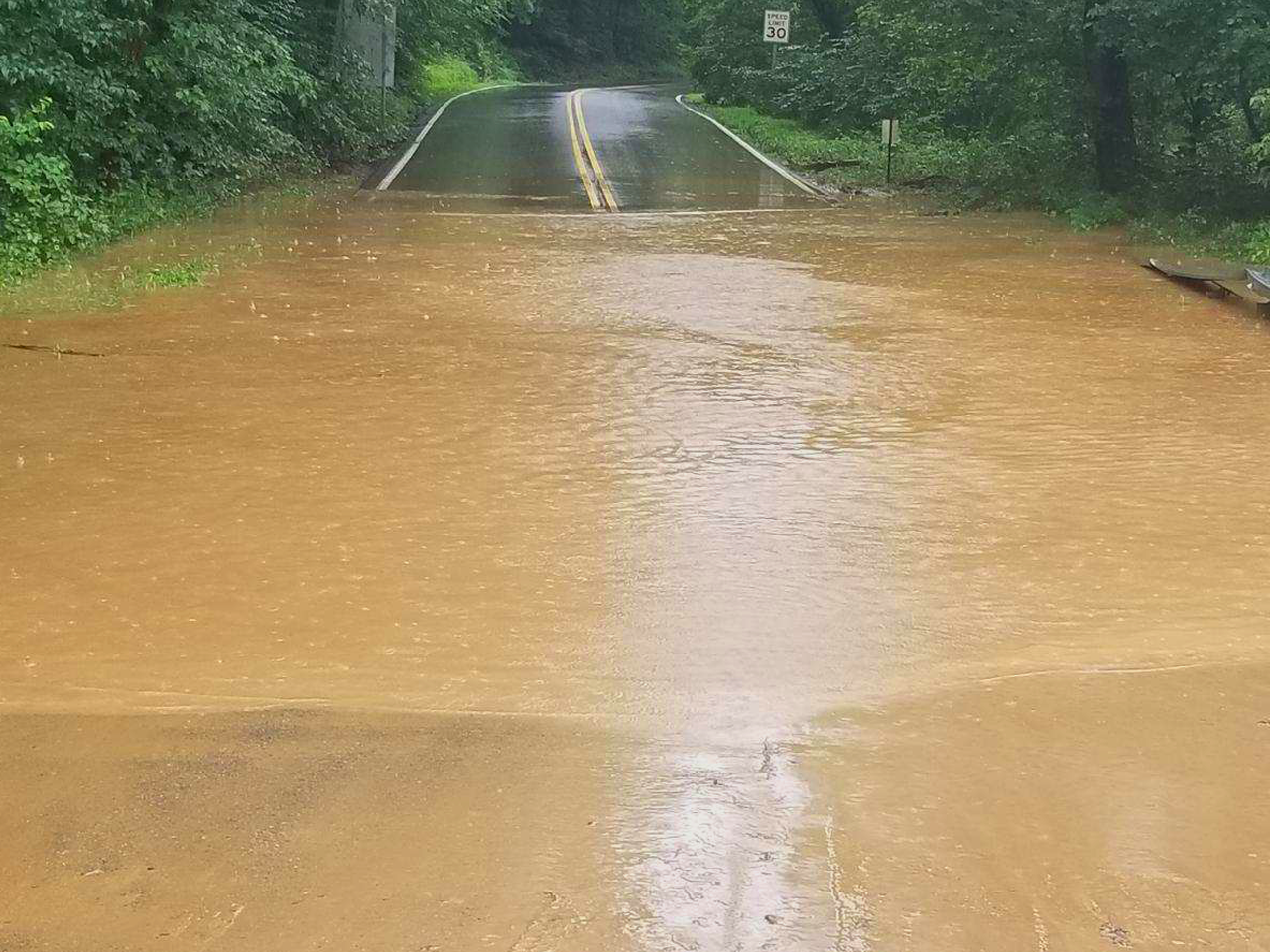 Furnace Branch Road Flooding